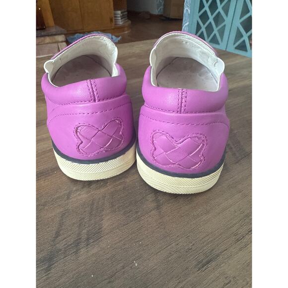 Bottega Veneta Intrecciato Purple Leather Speedster Slip on Shoes - Picture 6 of 6